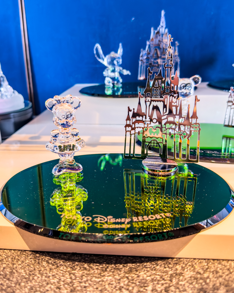 ミニー&シンデレラ城置物