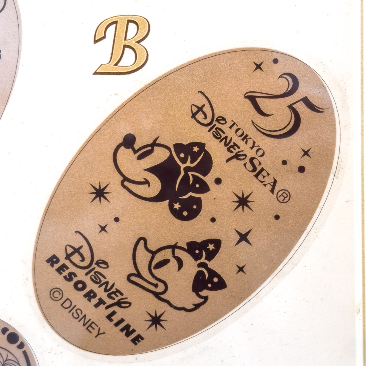 TDS25周年ミニー&デイジースーベニアメダル　ディズニーリゾートライン