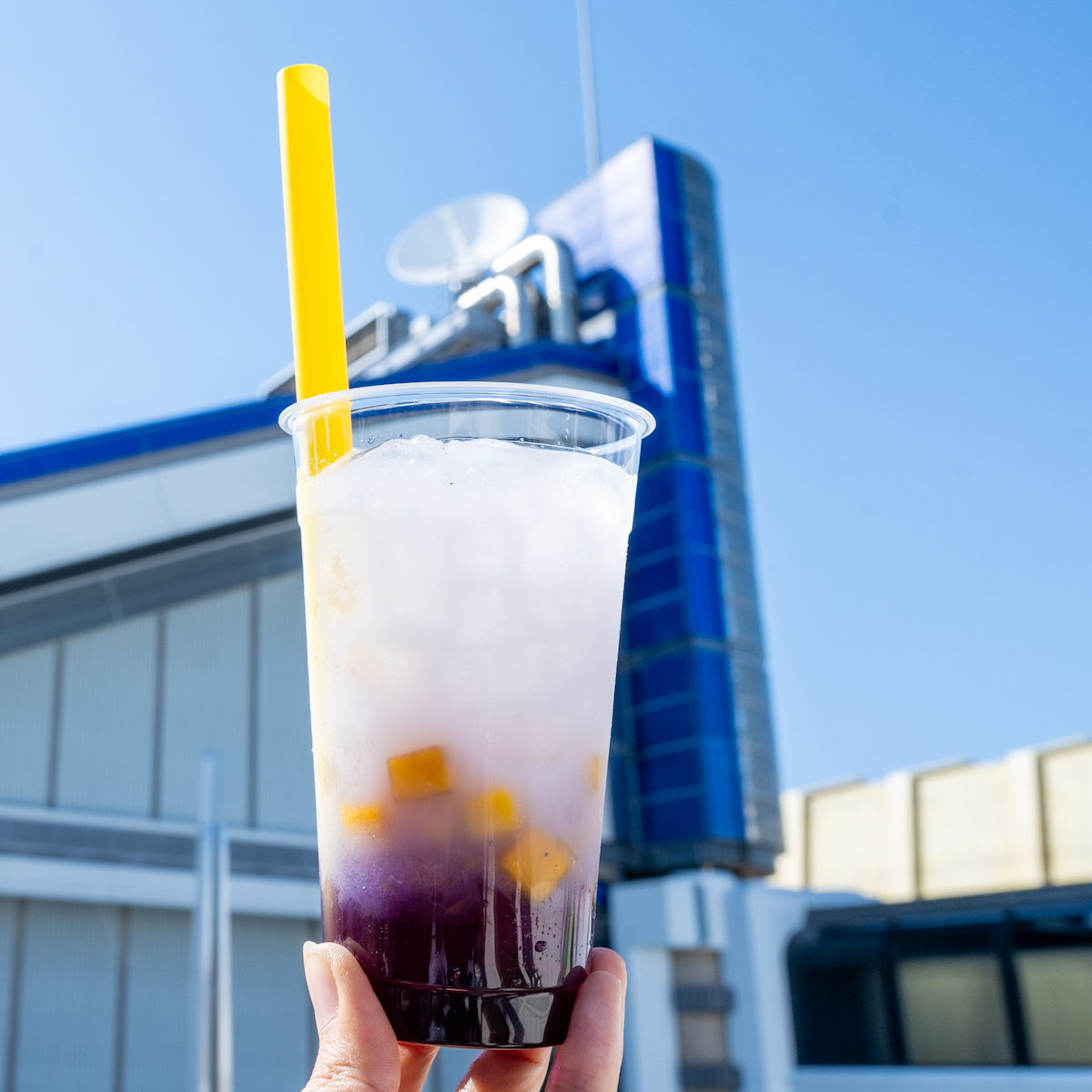 ギャラクティック・ブリーズ（バタフライピーシロップ＆乳酸菌飲料、マンゴー）