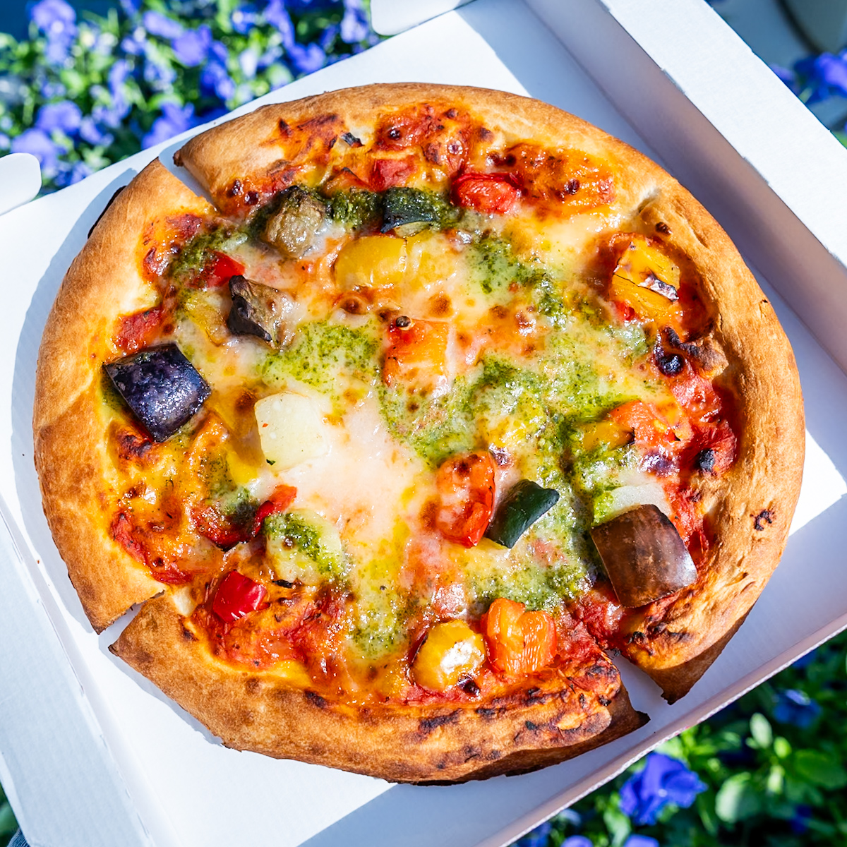 東京ディズニーランド「パン・ギャラクティック・ピザ・ポート」グリル野菜のピザ