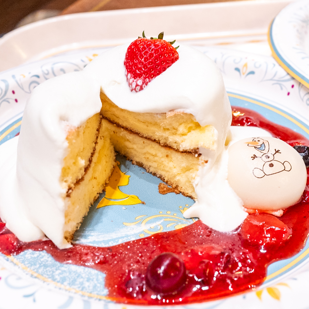 二段重ねのパンケーキ1