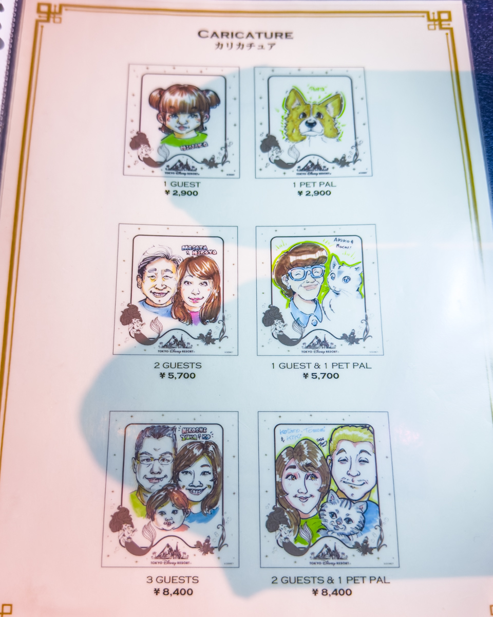 東京ディズニーシー「スリーピーホエール・ショップ（制作物）」カリカチュア（似顔絵）アリエル