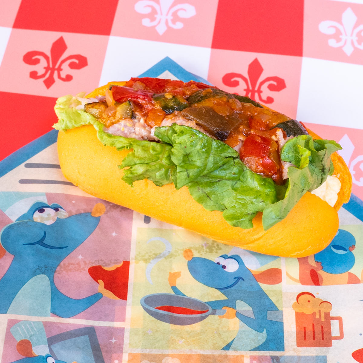 スペシャルラタトゥイユサンド(ハム&ハニーマスタード、エッグ)