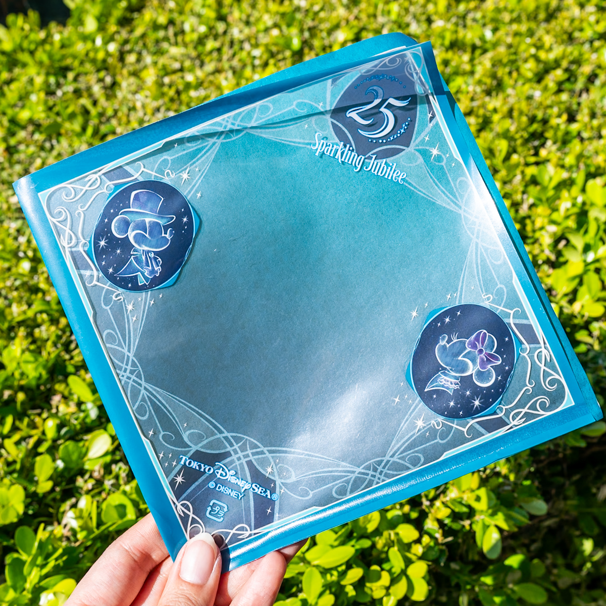 東京ディズニーシー25周年“スパークリング・ジュビリー”スペシャルうきわまん(エビ&さつまいも)包み紙