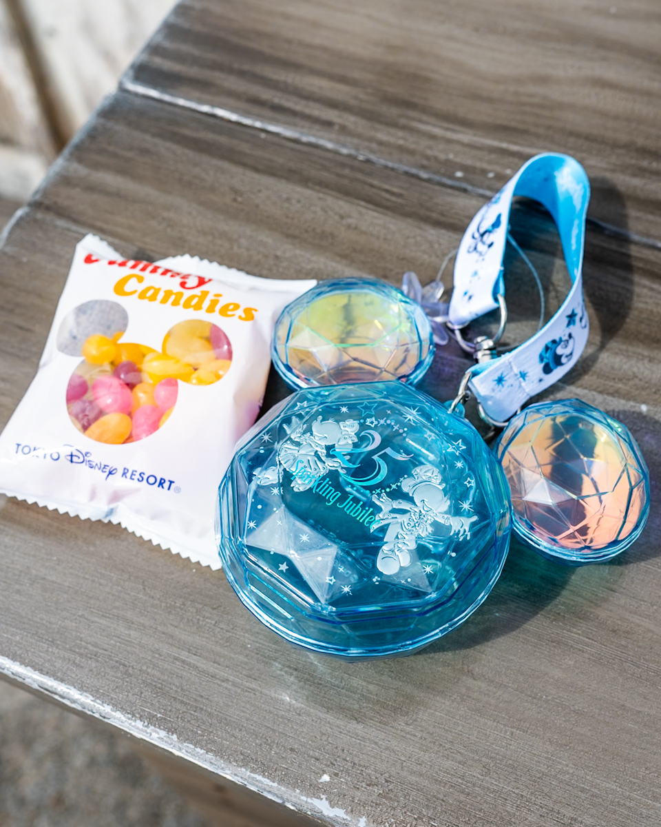 東京ディズニーシー25周年”スパークリング・ジュビリー”グミキャンディー、ミニスナックケース付き1