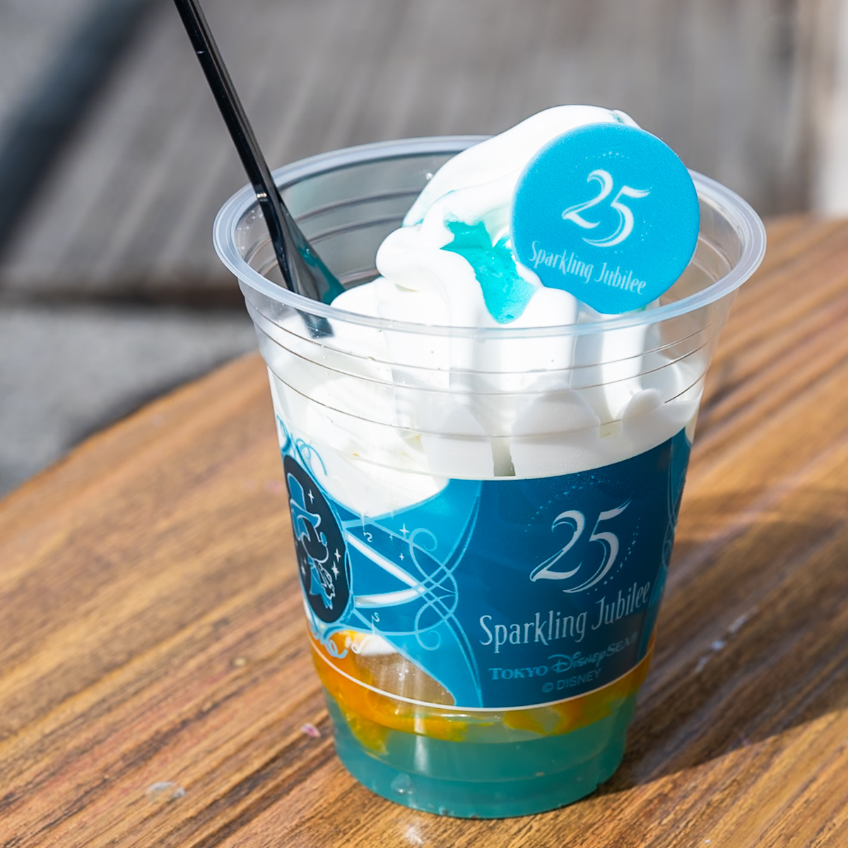 「東京ディズニーシー25周年“スパークリング・ジュビリー”」スペシャルサンデー(ライチーゼリー、わらび餅、みかん)