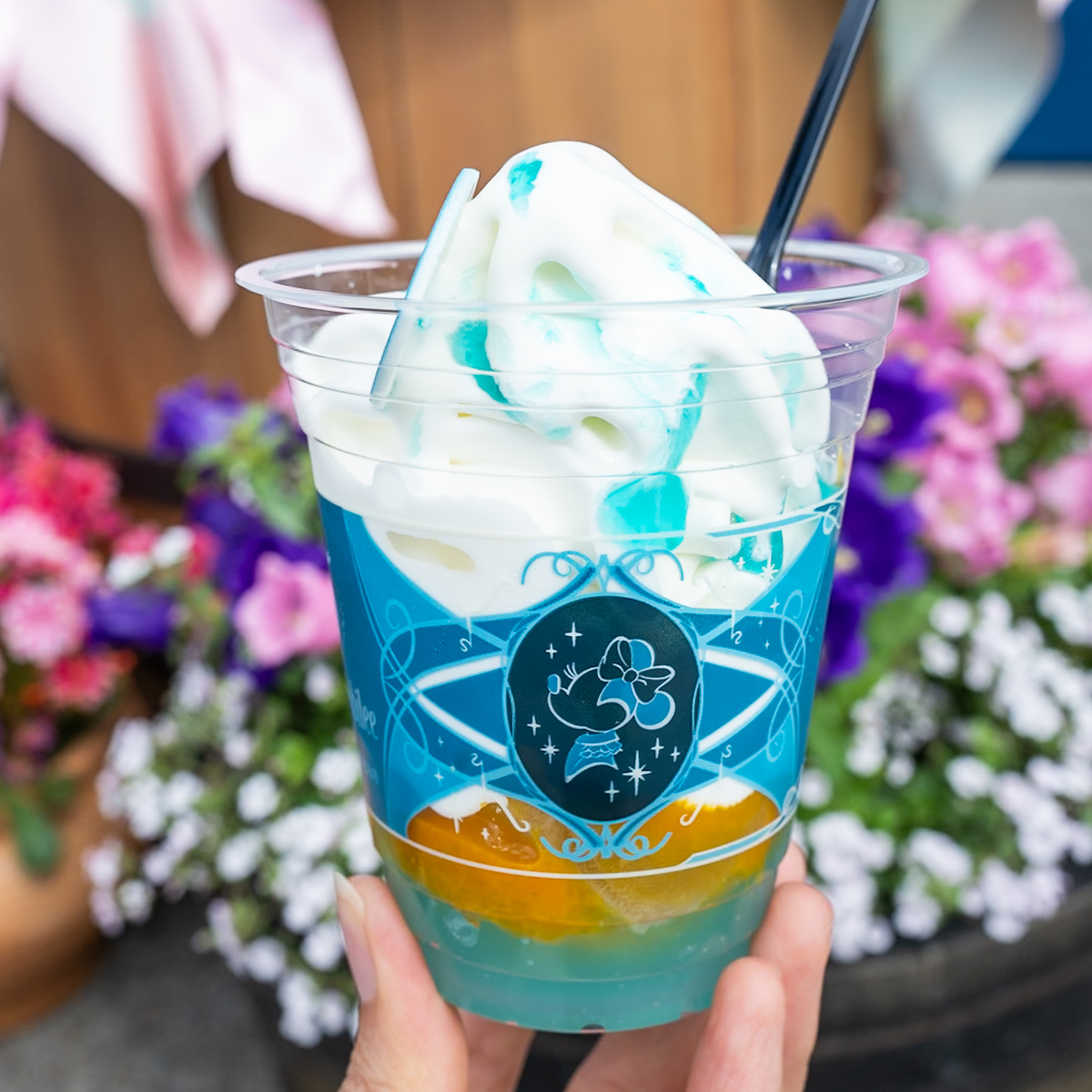 「東京ディズニーシー25周年“スパークリング・ジュビリー”」スペシャルサンデー(ライチーゼリー、わらび餅、みかん)2