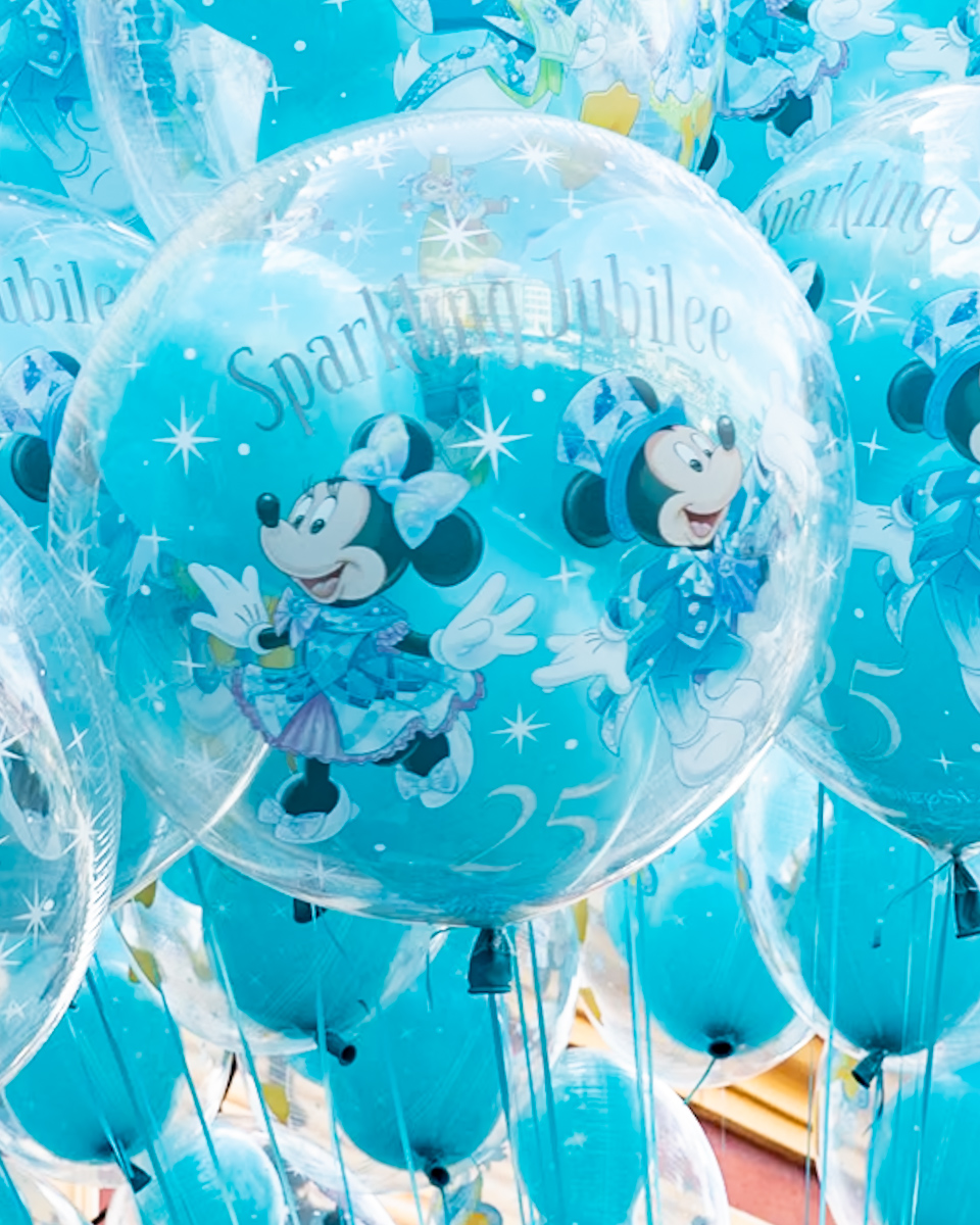 「東京ディズニーシー”スパークリング・ジュビリー”」ミッキーバルーン　ミッキー＆ミニー