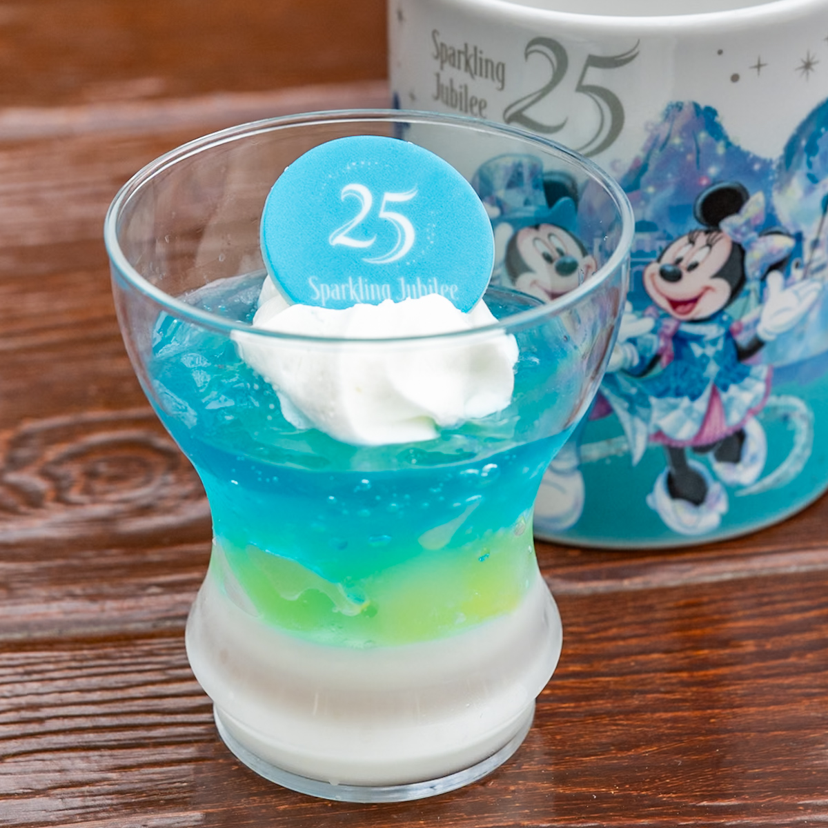 ミルクムース&アップル・ソーダゼリー