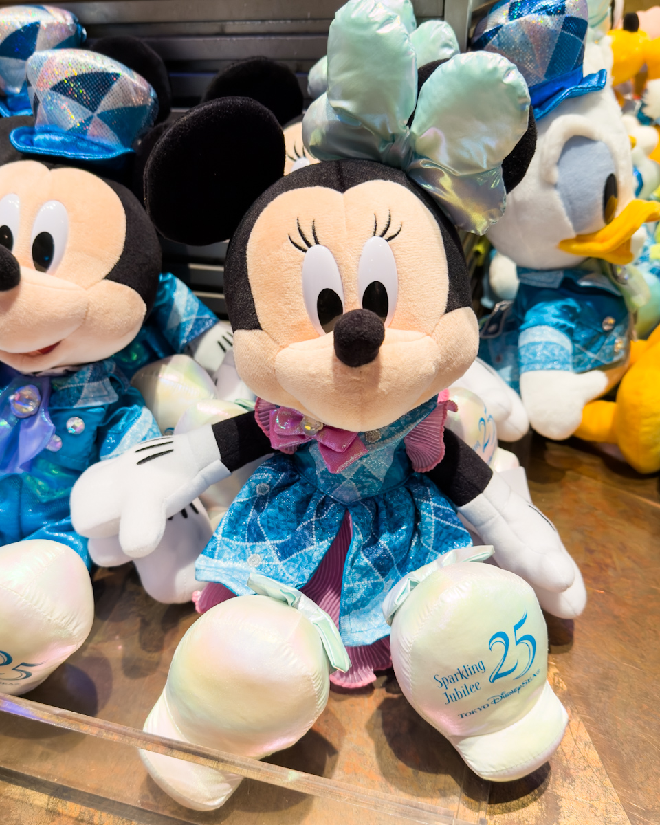 TDS25周年ミニーマウスぬいぐるみ