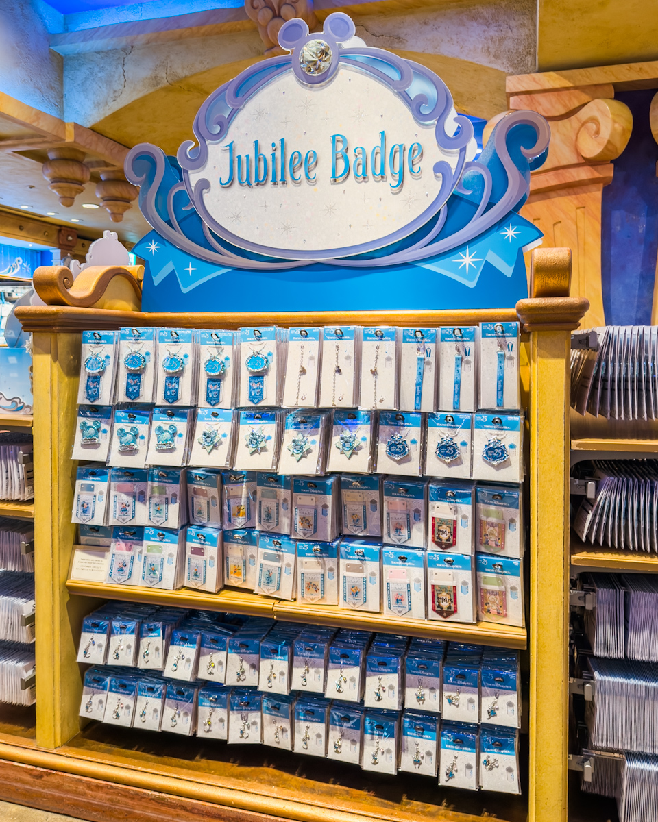 東京ディズニーシー25周年”スパークリング・ジュビリー”「ジュビリーバッジ」お土産
