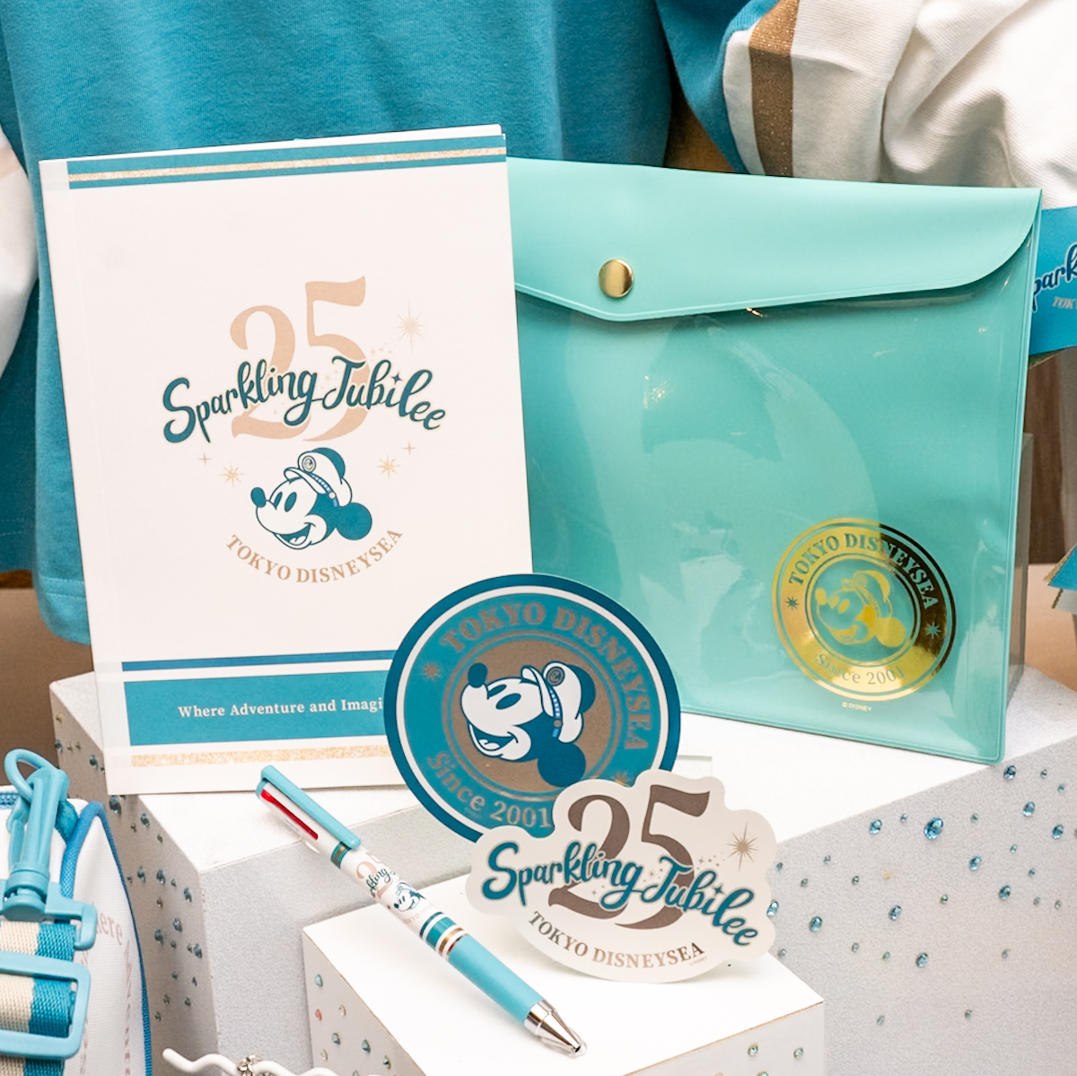 東京ディズニーシー25周年”スパークリング・ジュビリー”スペシャルグッズ　ステッカー