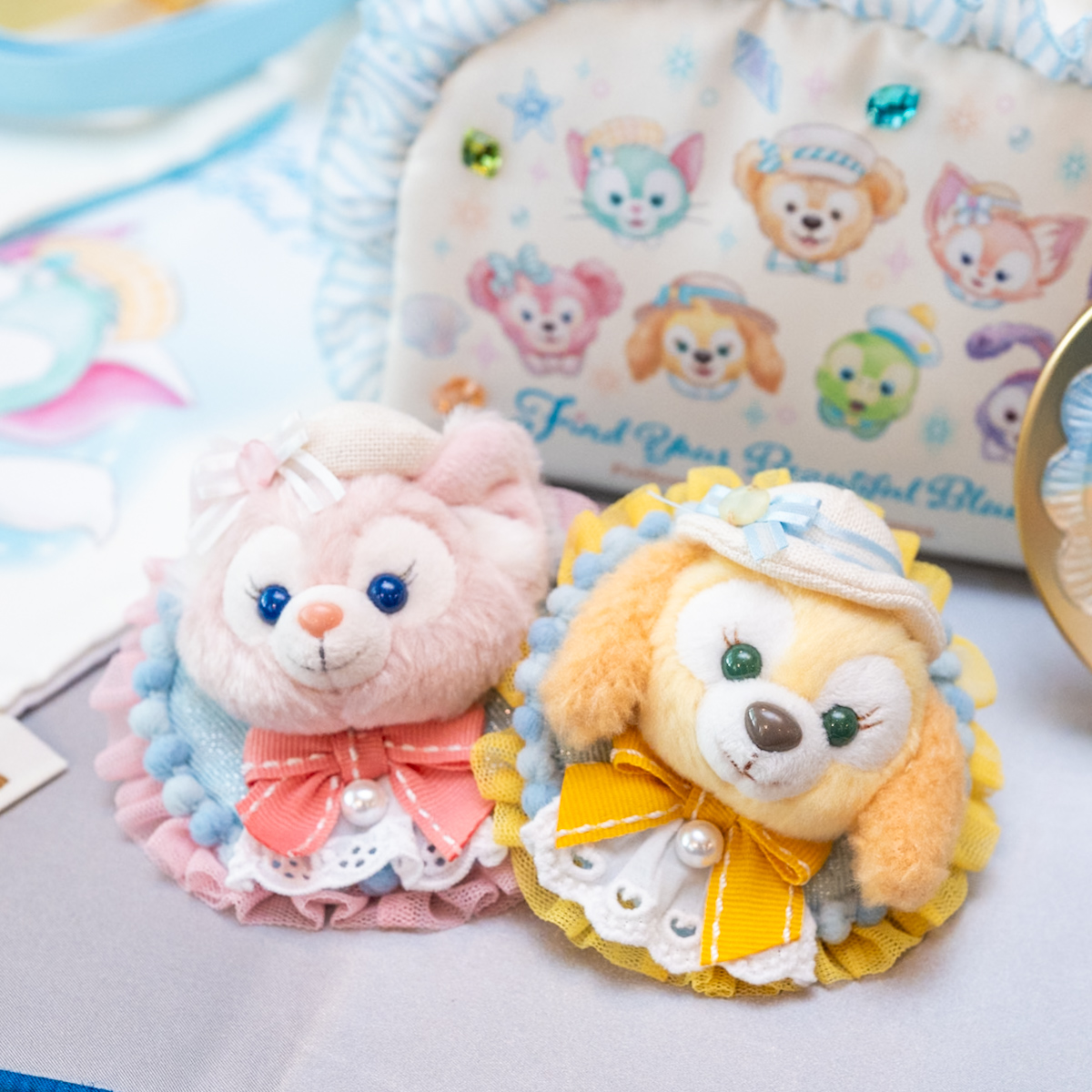 東京ディズニーシー「ダッフィー＆フレンズのファインド・ユア・ビューティフル・ブルー！」スペシャルグッズ　クリップ