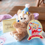ダッフィーぬいぐるみマスコット メッセージカード付（Happy Birthday）