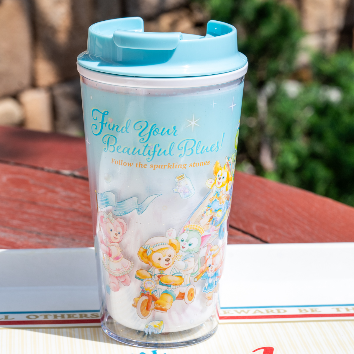 東京ディズニーシー「ダッフィー＆フレンズのファインド・ユア・ビューティフル・ブルー！」スーベニアタンブラー