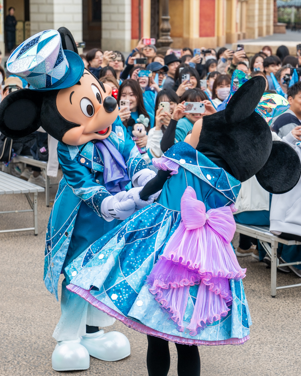 「東京ディズニーシー25 周年“スパークリング・ジュビリー”」オープニングセレモニー　ミッキー　ミニー