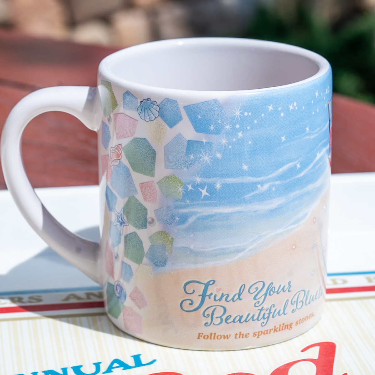 「ダッフィー＆フレンズのファインド・ユア・ビューティフル・ブルー」紅茶パンナコッタ＆ミルクムース、スーベニアカップ付き2