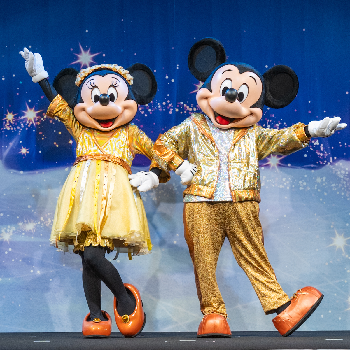 ディズニー・オン・アイス “Let's Party!”記者発表会　ミッキー、ミニー