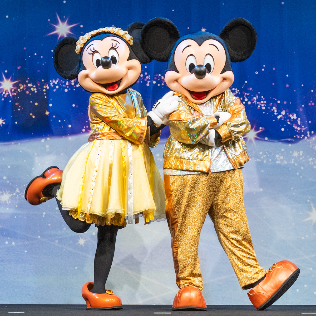 ディズニー・オン・アイス “Let's Party!”記者発表会　ミッキー、ミニー