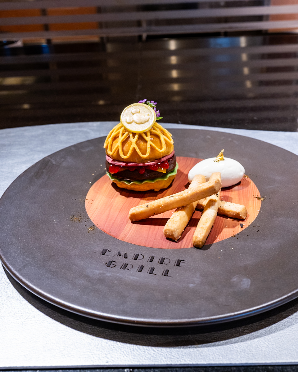 ライムのパルフェグラスとマンゴーゼリー　