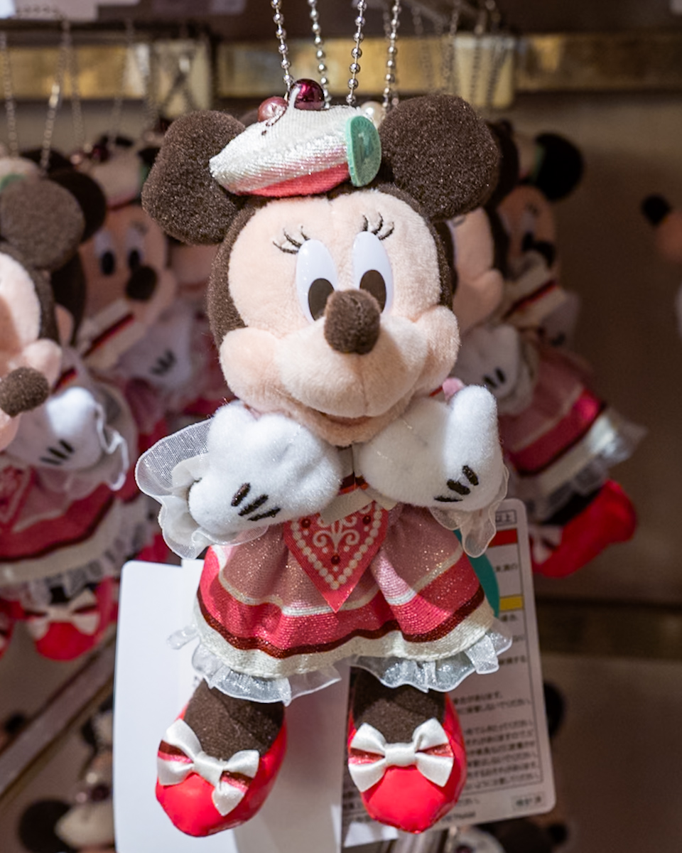 ミニーぬいぐるみバッジ