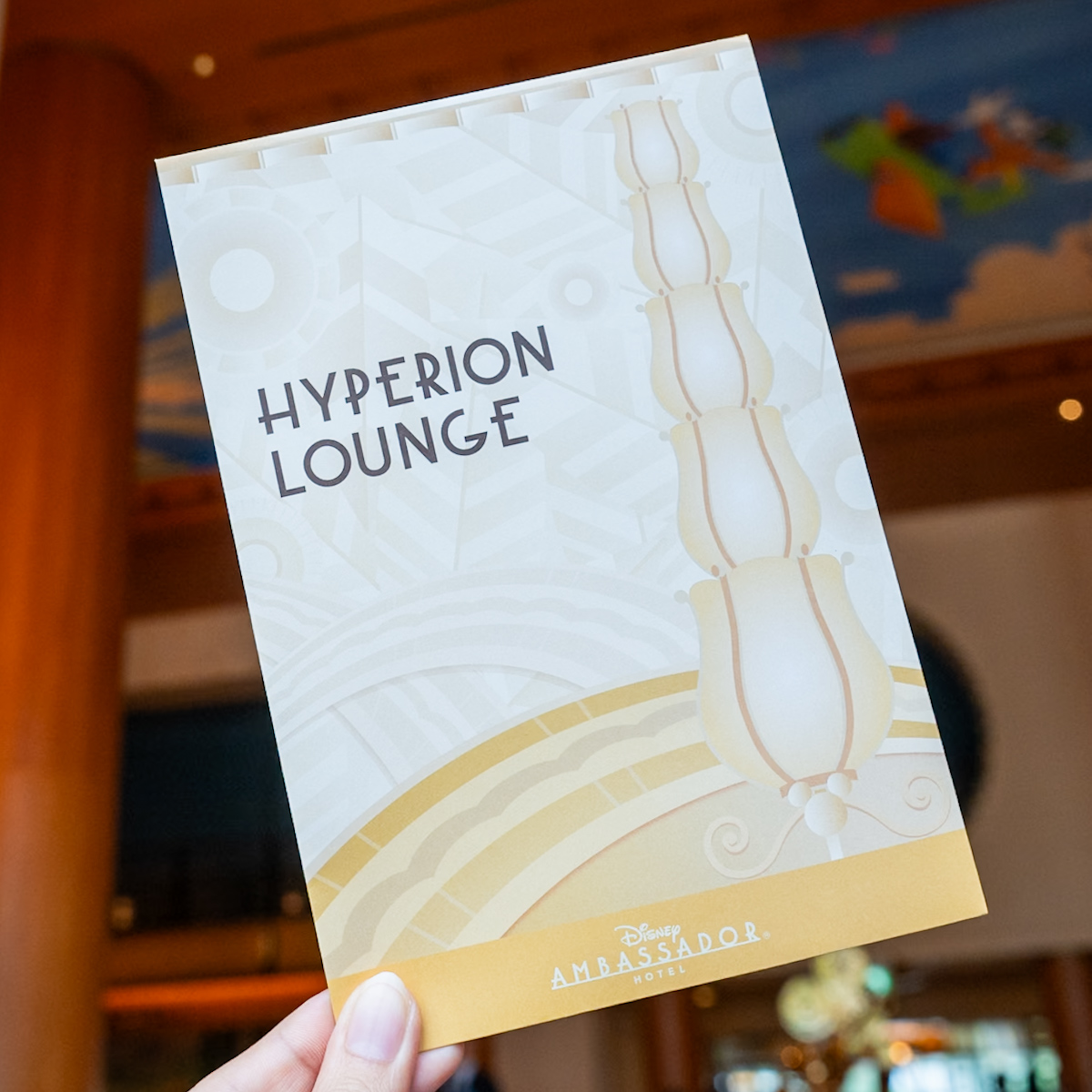 東京ディズニーシー25周年“スパークリング・ジュビリー”プレミアムスウィーツセット　メニュー表