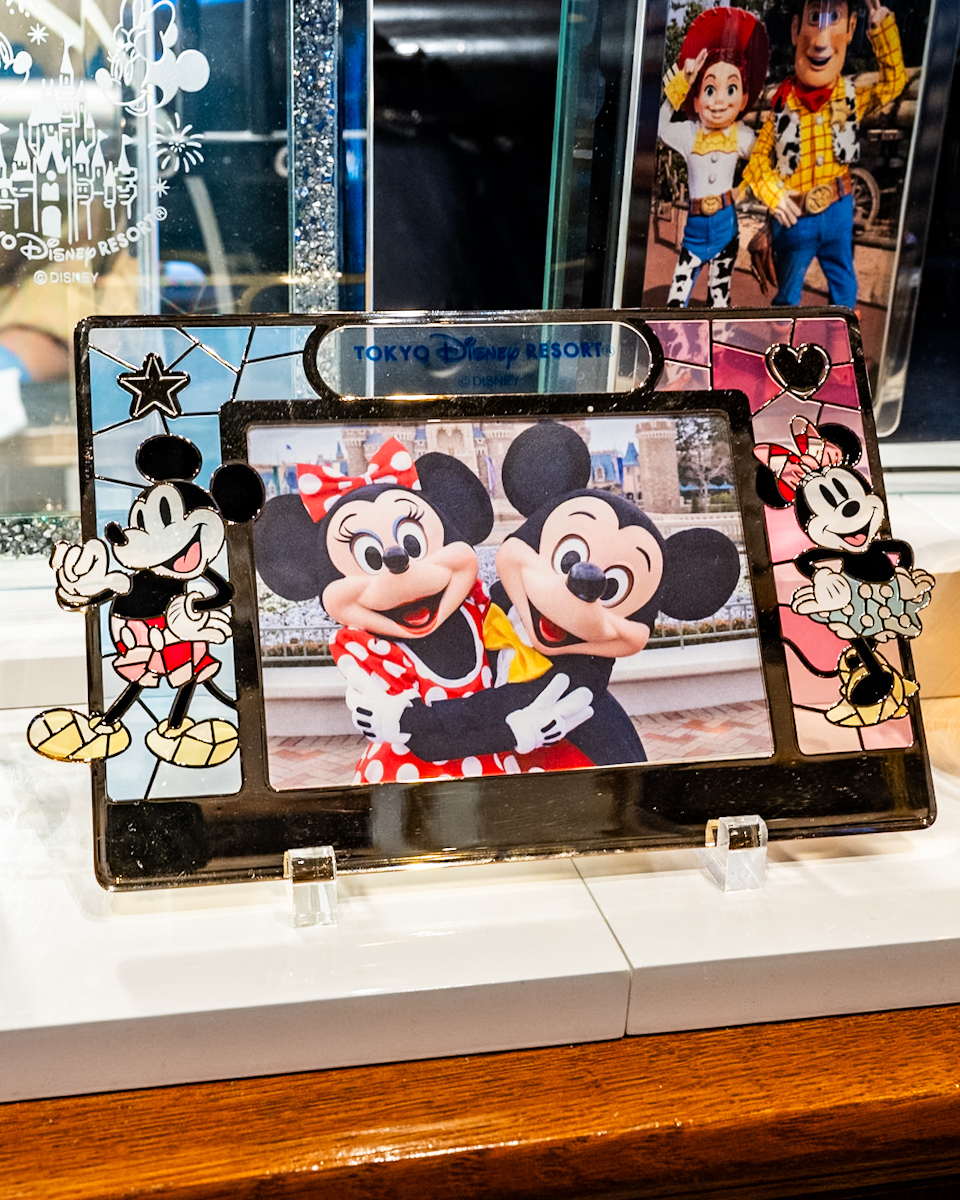 東京ディズニーランド「ガラスの靴」フォトフレーム（ステンドグラスデザイン）