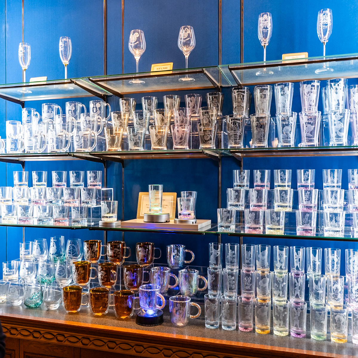 東京ディズニーランド「ガラスの靴」ミッキーグラスお土産