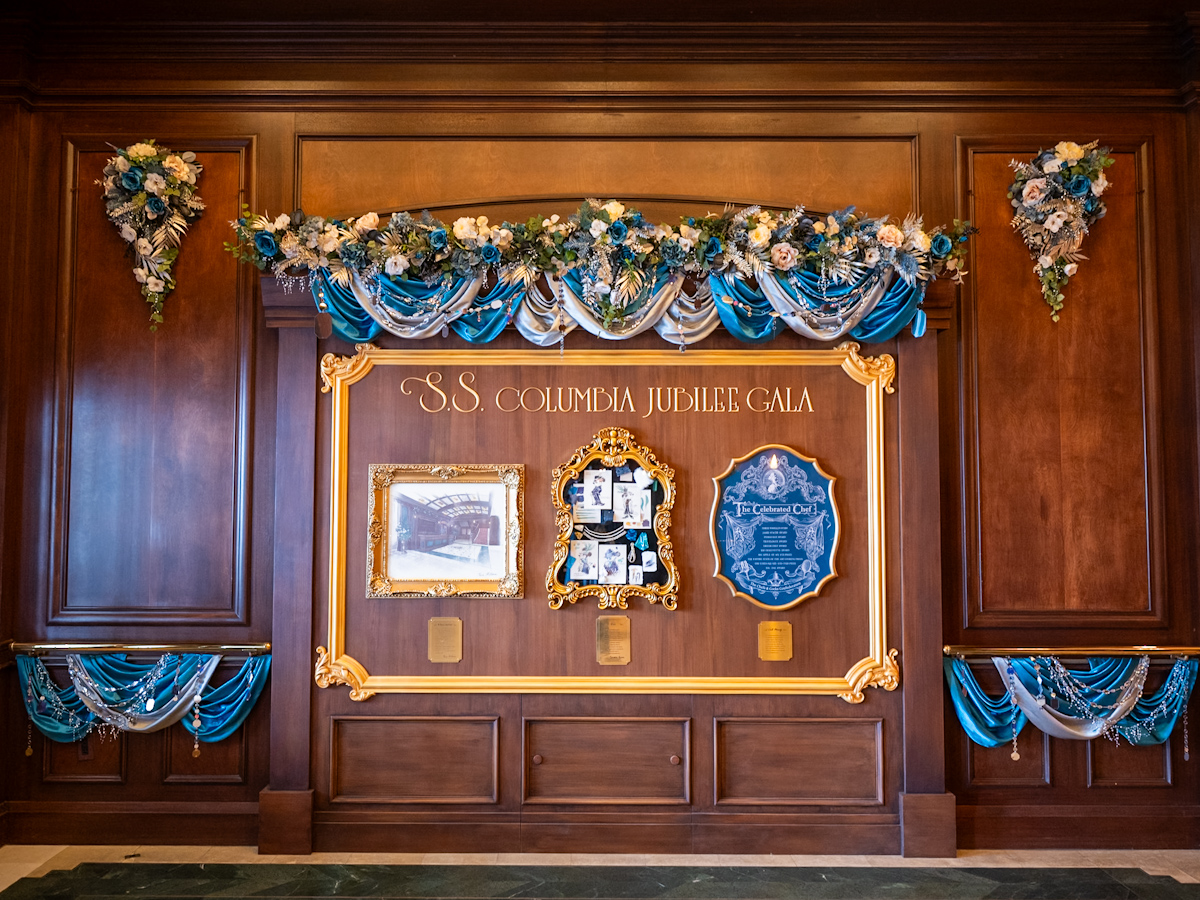 S.S.コロンビア号　ジュビリーガラ　デコレーション 