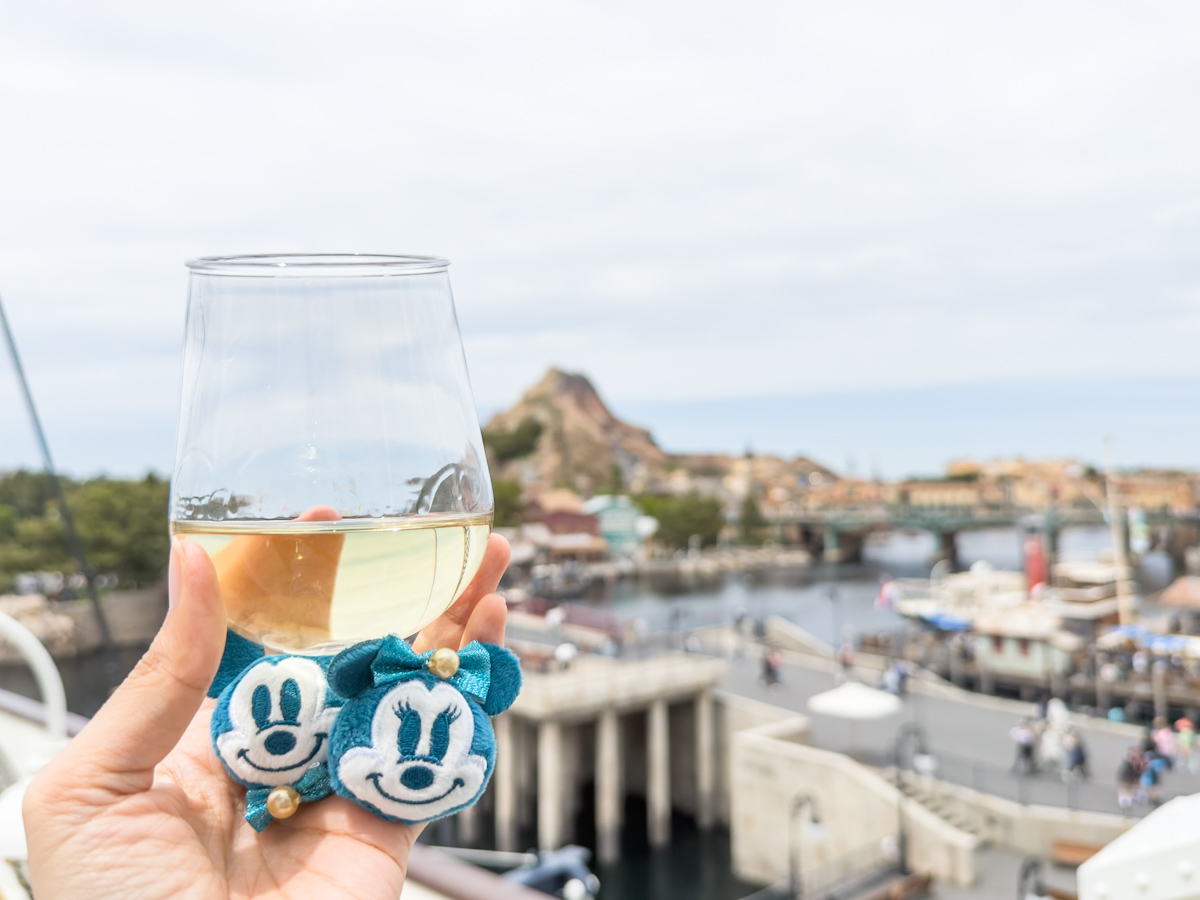 S.S.コロンビア号　デッキからの東京ディズニーシーの眺め