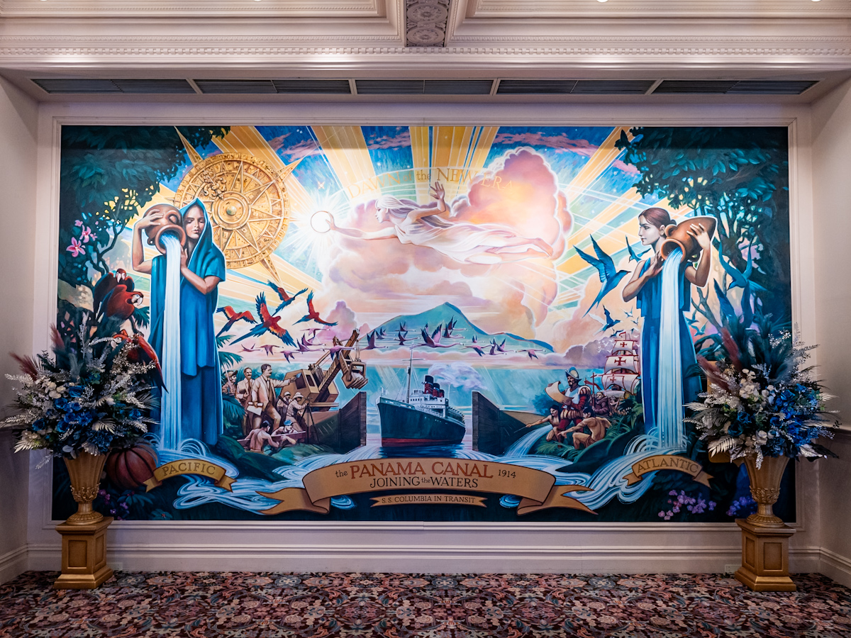 S.S.コロンビアン・ダイニングルーム　ジュビリーガラデコレーション