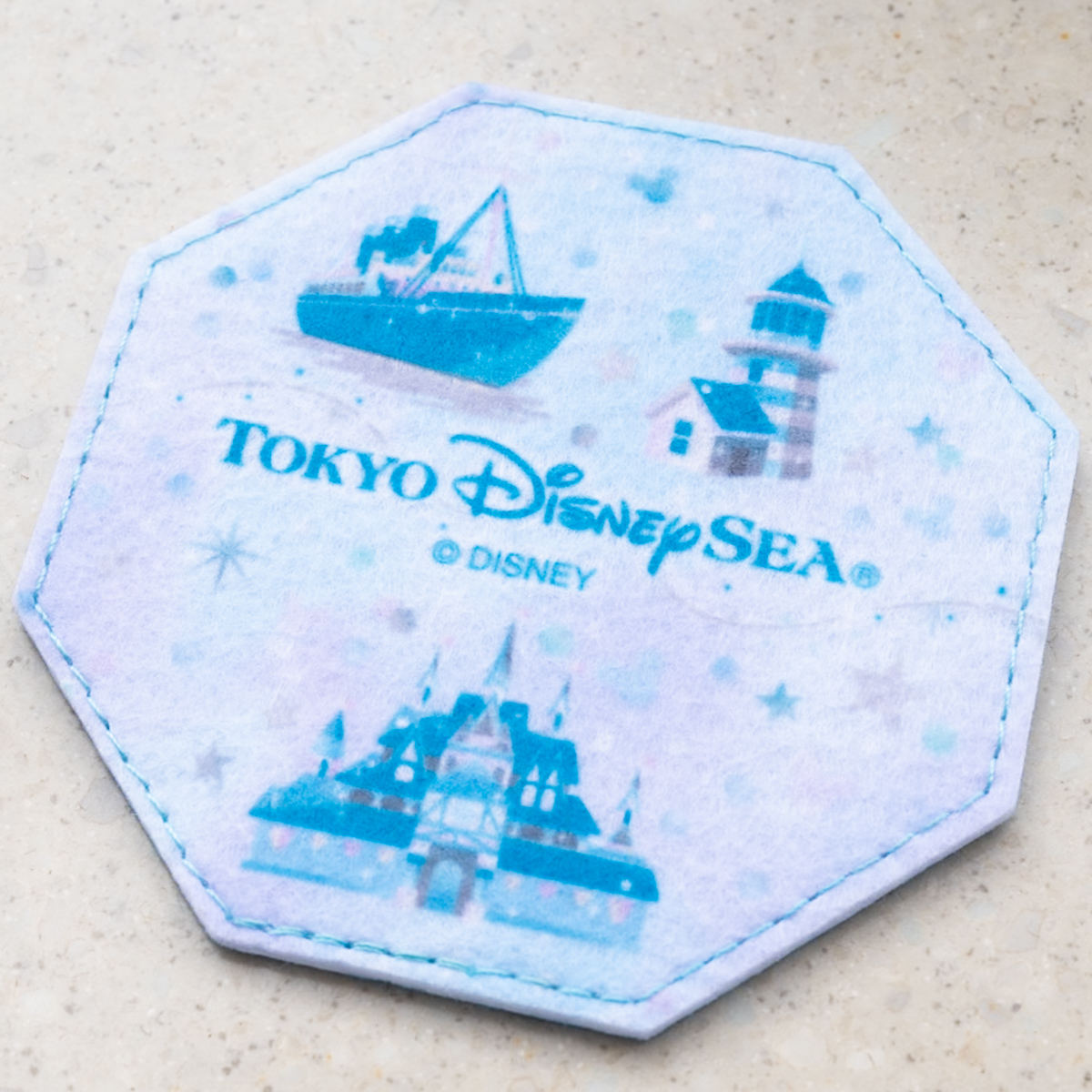 ドナルド＆デイジーコースター裏面