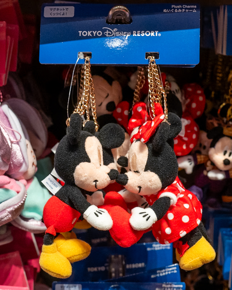 ミッキー＆ミニーぬいぐるみチャーム1