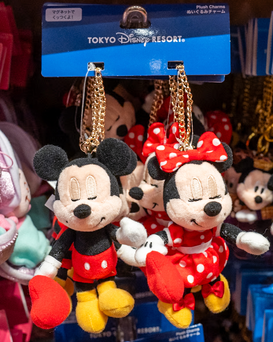 ミッキー＆ミニーぬいぐるみチャーム