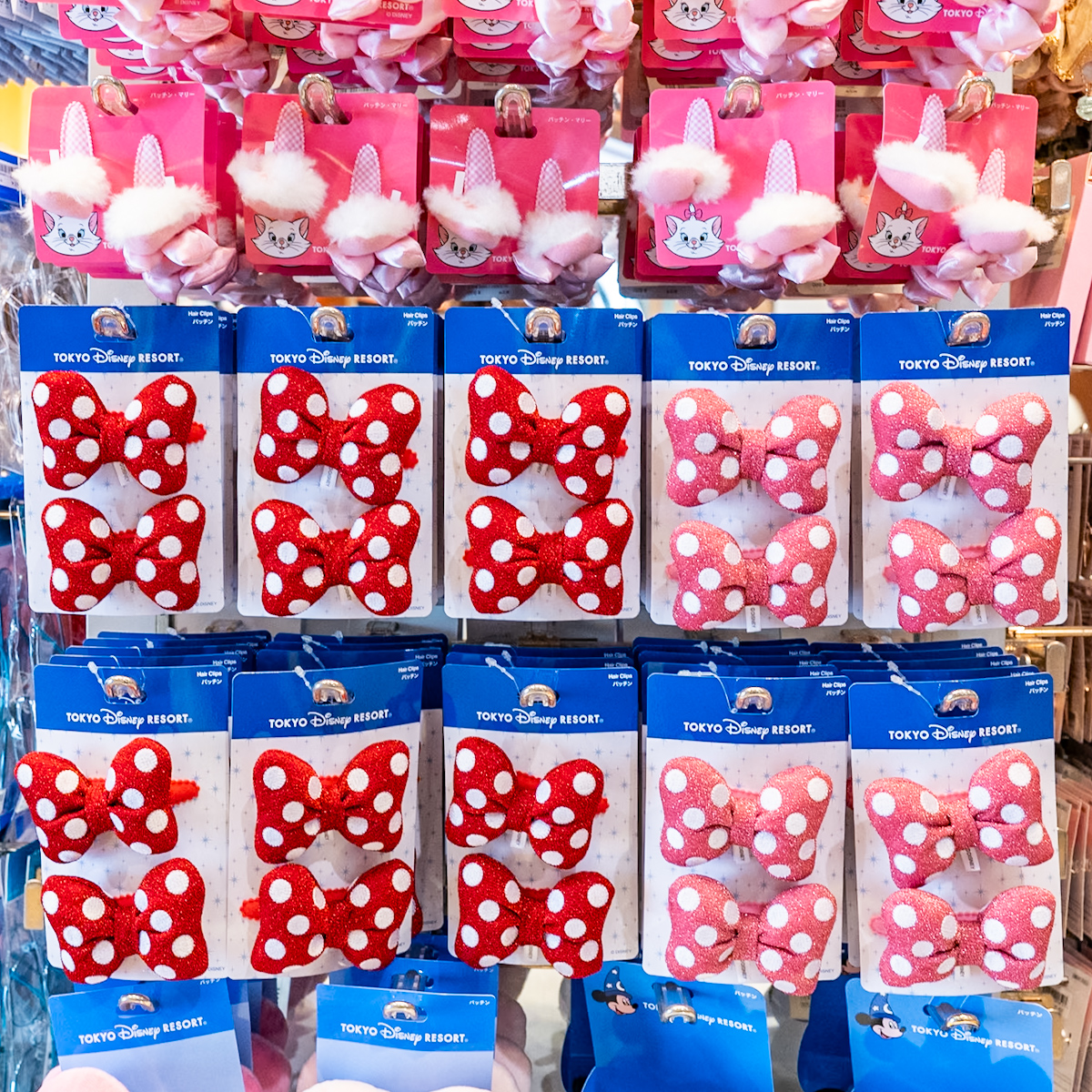 東京ディズニーランド パッチン（ミニーマウス・リボン）