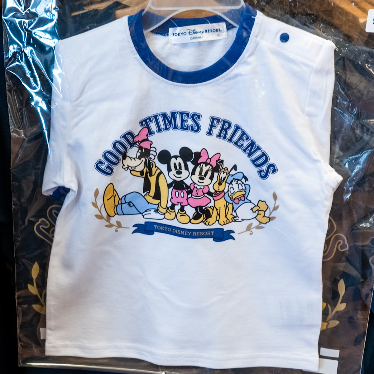 東京ディズニーリゾート「GOOD TIMES FRIENDS」グッズ　ベビーTシャツシャツ