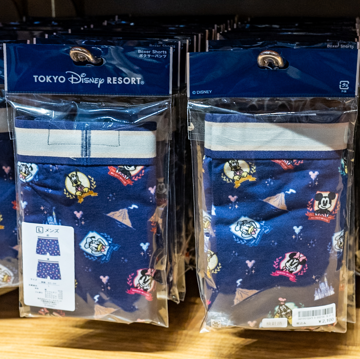 東京ディズニーリゾート「GOOD TIMES FRIENDS」グッズ　ボクサーパンツ