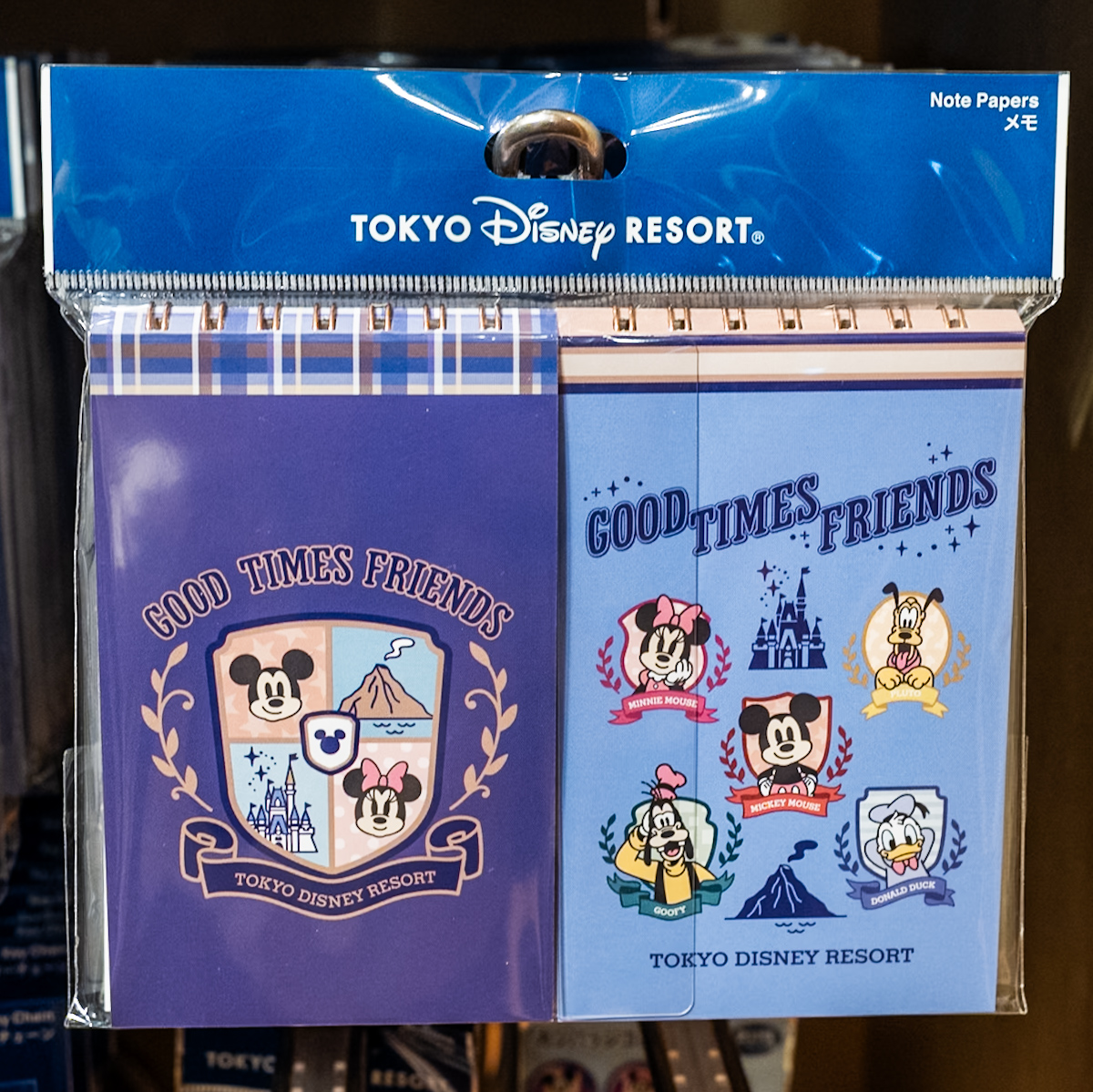 東京ディズニーリゾート「GOOD TIMES FRIENDS」グッズ　メモセット