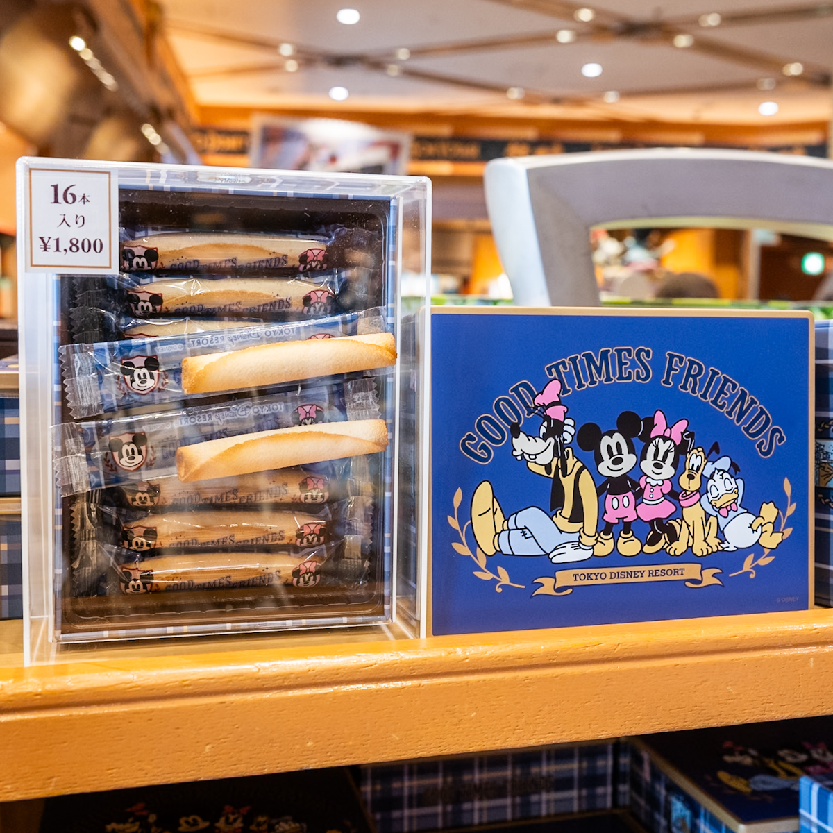 東京ディズニーリゾート「GOOD TIMES FRIENDS」グッズ　ロールクッキー