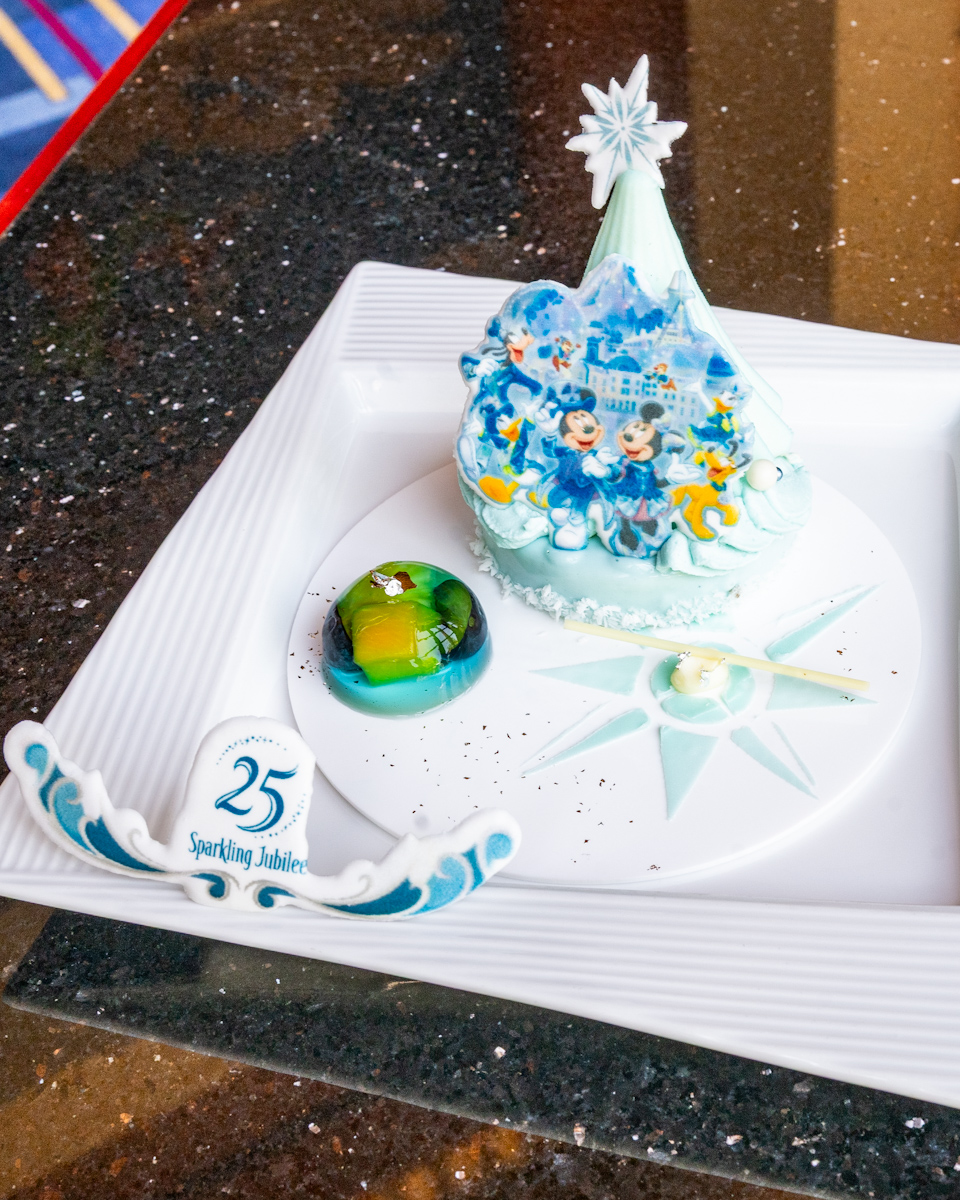 東京ディズニーシー25周年”スパークリング・ジュビリー”ケーキセット1