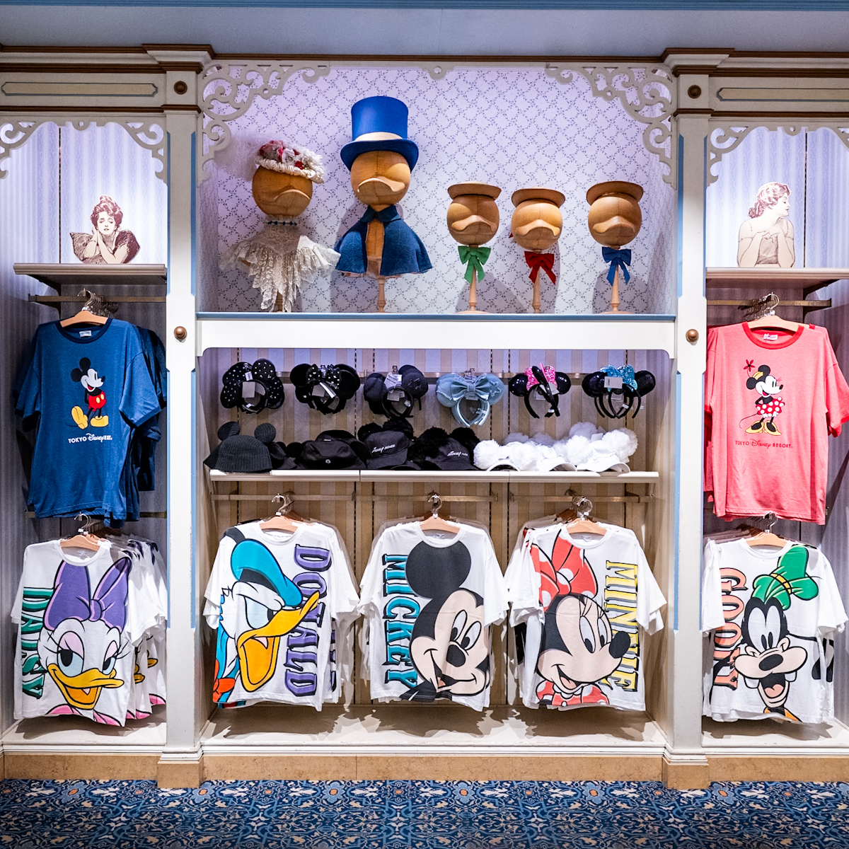 東京ディズニーリゾート「ミッキー&フレンズ」ビッグシルエットTシャツ