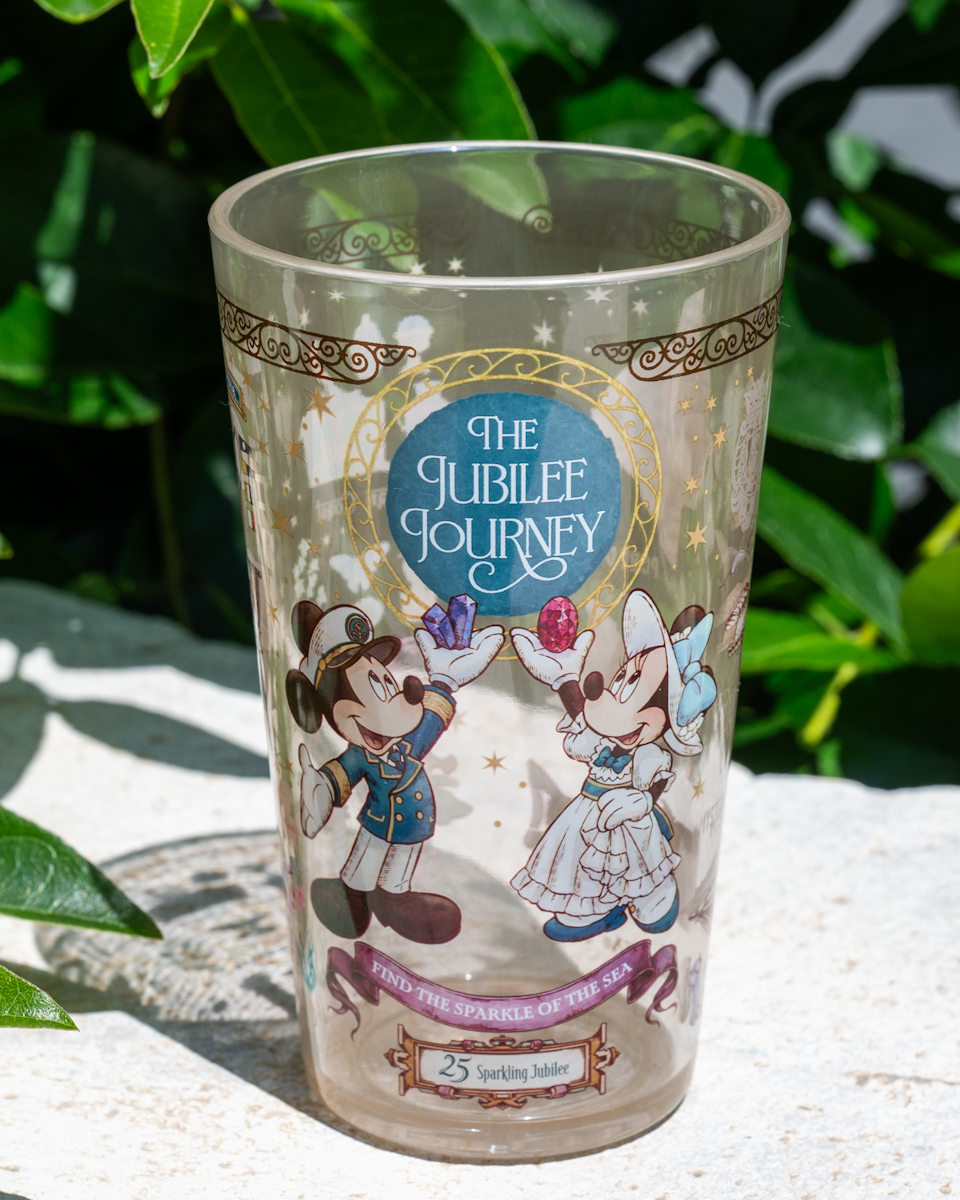 東京ディズニーシー25周年”スパークリング・ジュビリー”スーベニアタンブラーセット(タンブラー、コースター)タンブラー