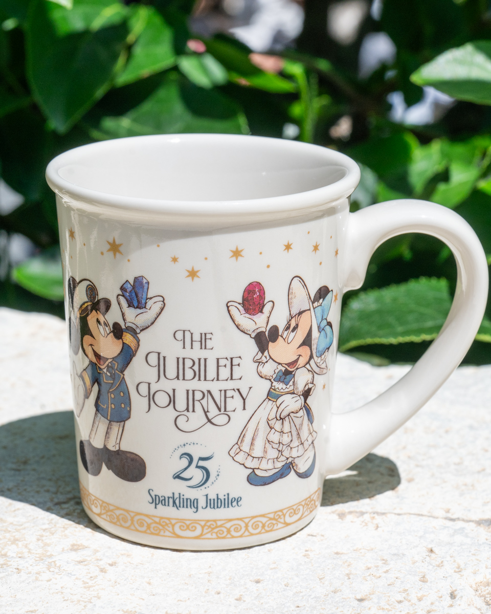 東京ディズニーシー25周年”スパークリング・ジュビリー”ミルクムース＆アップル・ソーダゼリー、スーベニアカップ付き1