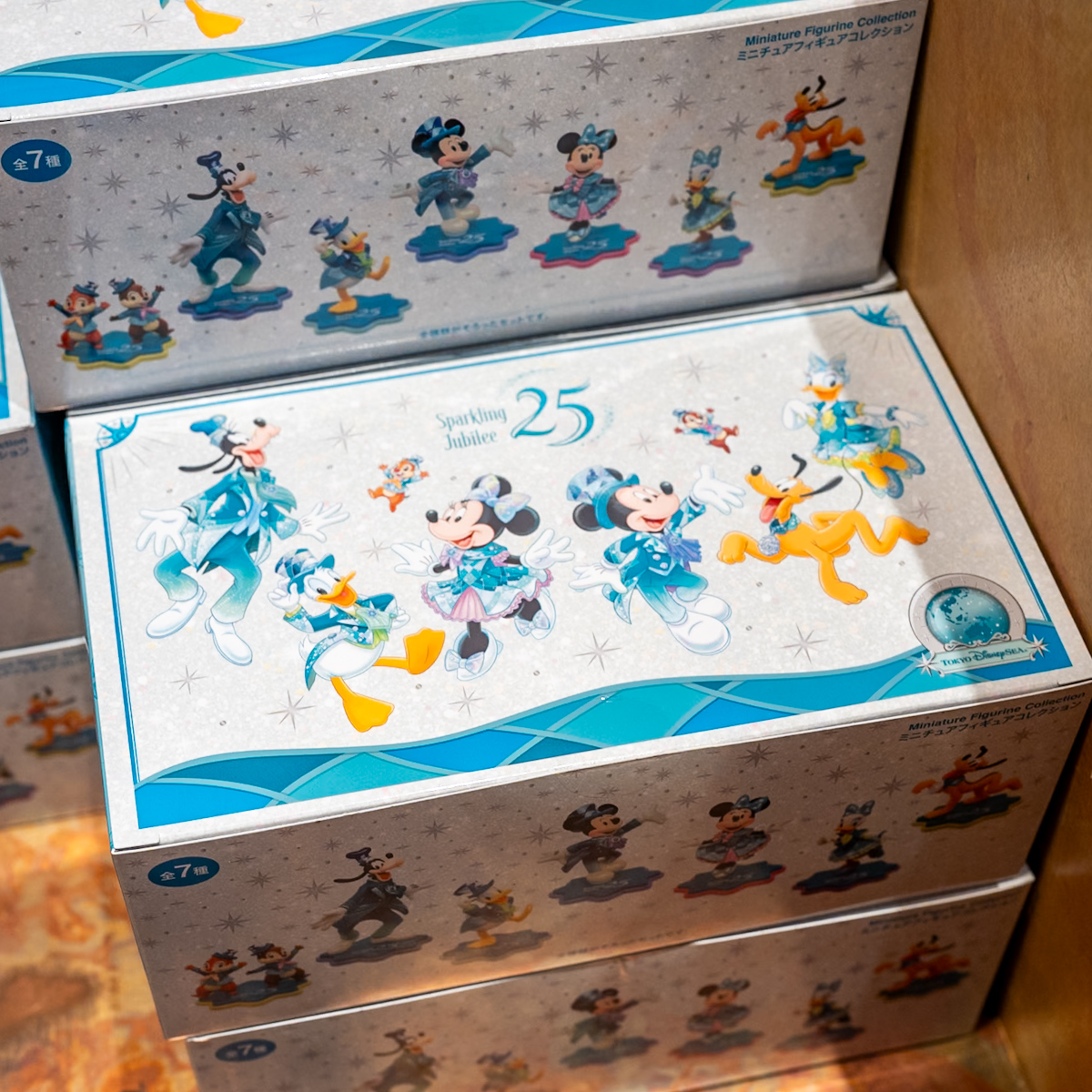 フィギュアセット 東京ディズニーシー25周年”スパークリング・ジュビリー”スペシャルグッズ