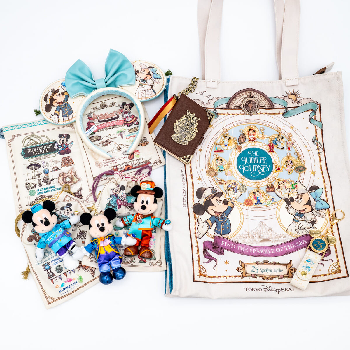 東京ディズニーシー25周年”スパークリング・ジュビリー”スペシャルグッズ8つのテーマポートモチーフ
