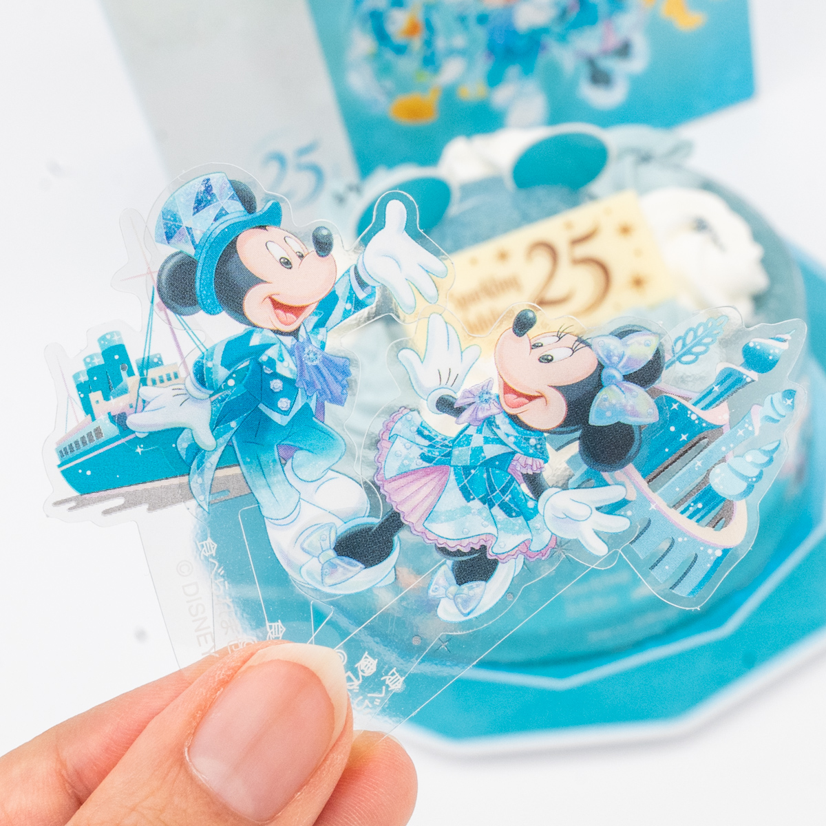 東京ディズニーリゾート・フローズンセレクション「東京ディズニーシー25周年ケーキ」キャラクターピック