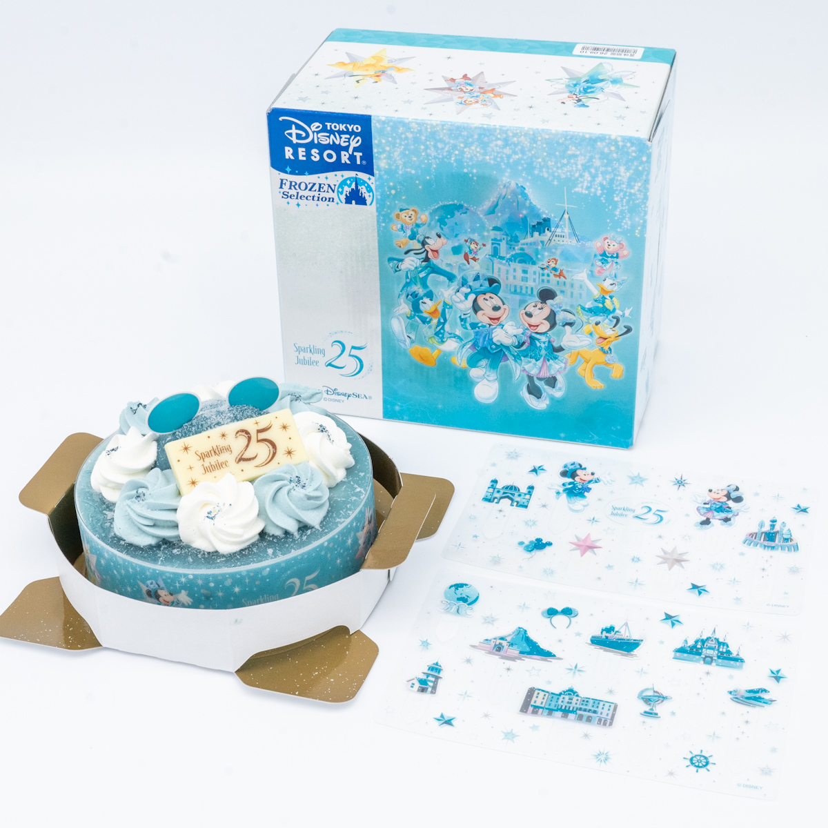 東京ディズニーリゾート・フローズンセレクション「東京ディズニーシー25周年ケーキ」