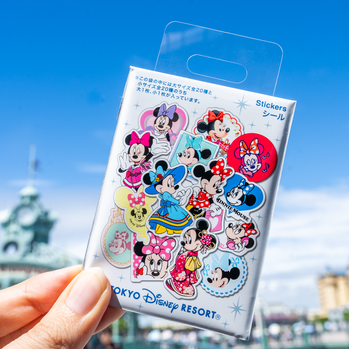 東京ディズニーリゾート「ミニー」シール（ランダム）1