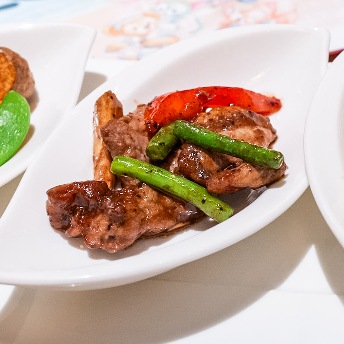 牛サーロインと野菜のトウチーソース炒め