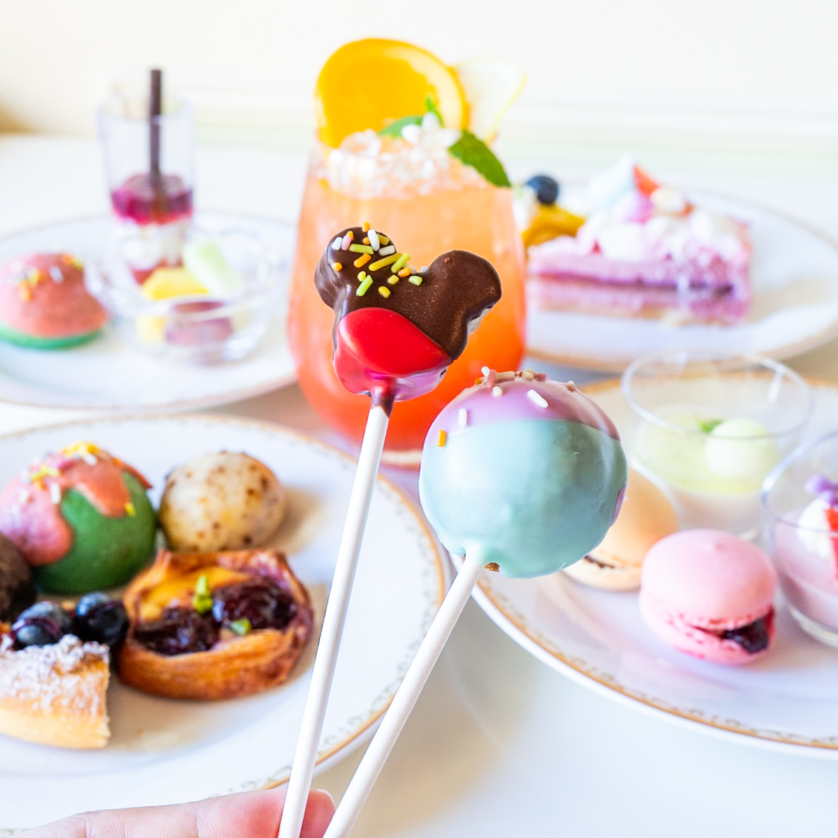 "バナナケーキのロリポップ"